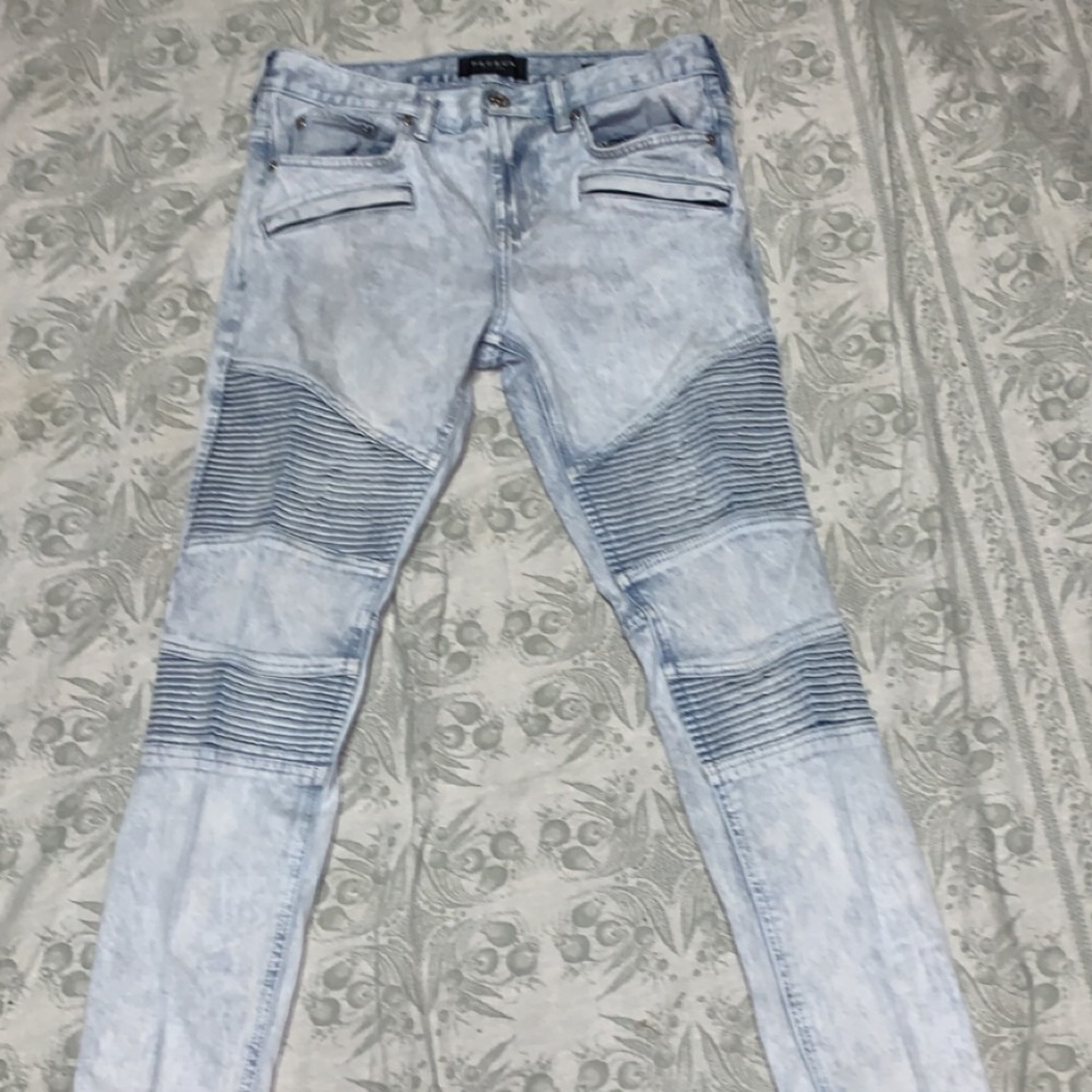 Pacsun Light Biker Skinny Jeans